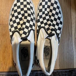 Checkered vans*** WOMENS SIZE 9